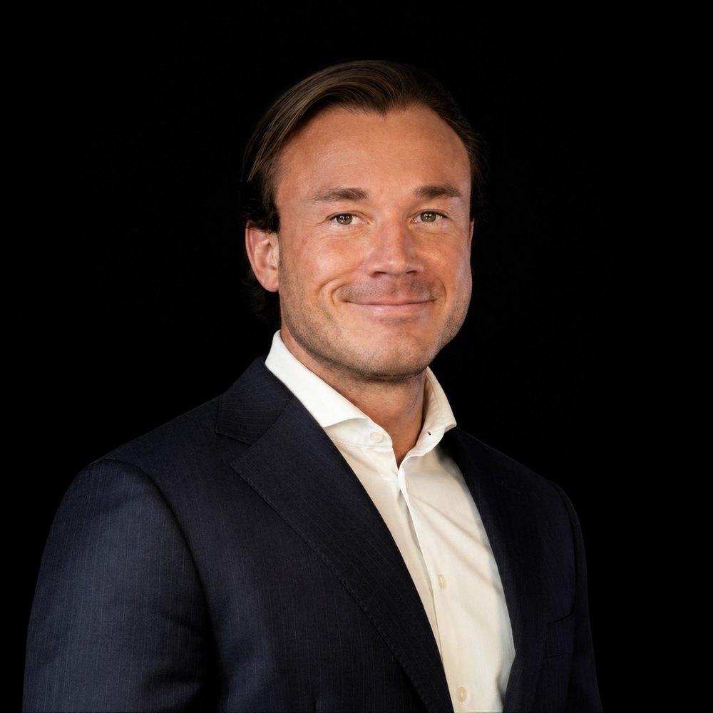 Portrett av Olav Henrik Trent, grunnlegger og arbeidende styreleder i Valhalla Capital